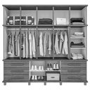 Ver imagem 2 de Guarda Roupa Casal Londres Carvalho New - Luapa Móveis