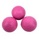 Ver imagem 2 de Kit 3 Brinquedo Cachorro Bolinha Maciça Lisa Para Cães 70mm Cor: Rosa