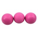Ver imagem 4 de Kit 3 Brinquedo Cachorro Bolinha Maciça Lisa Para Cães 70mm Cor: Rosa