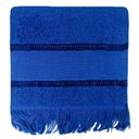 Ver imagem 2 de Kit 12 Toalhas Social Bordar Ponto Cruz Escola de Mão Perfeito Estilo Azul Marinho