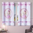 Ver imagem 3 de Cortina Kids Infantil 2,00M X 1,30M Ursinha Rosa