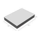 Ver imagem 4 de Colchão Misto Queen Size Iso 60 D28 158x198x18cm - 1040406515 - Ortobom