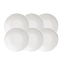 Ver imagem 1 de Kit Prato Sobremesa Tramontina Leonora em Porcelana 19 Cm 06 Peças Tramontina