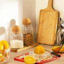 Ver imagem 4 de 24 Petisqueiras Bandejas de Bambu Restaurante 28x11cm Tábua de Frios Petiscos Hire Lyor