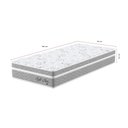 Ver imagem 3 de Colchão Solteiro Mola Ensacada 78CMX24CMX188CM Linha Soft New Montreal Cinza