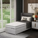 Ver imagem 4 de Colchão Solteiro Mola Ensacada 78CMX24CMX188CM Linha Soft New Montreal Cinza