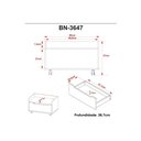 Ver imagem 7 de Gabinete de Banheiro Balcão Suspenso Bn3646 e Balcão C/ Rodízios Bn3647 60cm e Armário C/
