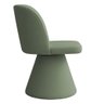 Kit 02 Cadeiras de Jantar Giratória Liz Bouclé Verde Claro - Nexta Casa - 3
