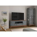 Ver imagem 2 de Rack 2 Portas e 1 Gaveta - Cor: Cinza