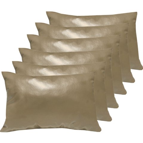 Kit 6 Fronhas Impermeáveis Protetor Antiácaro e Antimofo Silencioso