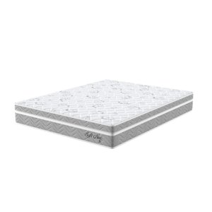 Colchão Super King 193x203x24cm Molas Ensacadas Soft New Montreal