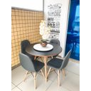 Ver imagem 2 de Bandeja Giratória Servir Sobrepor Mesa Sala de Jantar Branco 60 Cm