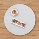 Ver imagem 6 de Bandeja Giratória Servir Sobrepor Mesa Sala de Jantar Branco 60 Cm