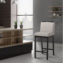 Ver imagem 1 de Banqueta Estofada Madeira Maciça Dani