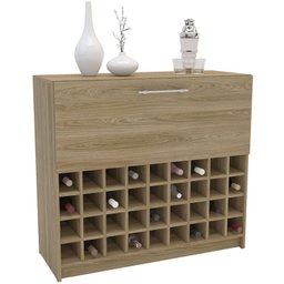 Aparador Bar com Adega e 1 Porta Basculante Floresta - 5 Aparador Bar com Adega e 1 Porta Basculante Floresta - 5