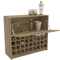 Aparador Bar com Adega e 1 Porta Basculante Floresta - 4 Aparador Bar com Adega e 1 Porta Basculante Floresta - 4