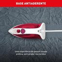 Ver imagem 6 de Ferro a Vapor Arno Essentialgliss Fmq Base Cerâmica Bordô 110V