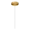 Ver imagem 3 de Pendente Pipe Dourado e Branco Bella para 1 Lâmpada E-14 para Salas e Quartos - Me001w
