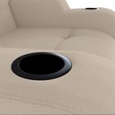 Ver imagem 5 de Poltrona Reclinável do Papaicom Porta Copos Porta Controle Toro Veludo Capuccino Matrix