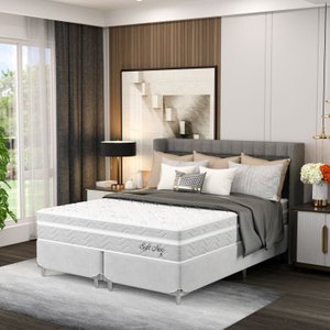 Cama Box Super King 193x203x61cm Soft New 