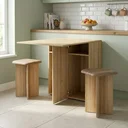 Ver imagem 1 de Conjunto Mesa Dobrável com 2 Banquetas BA500 Mel