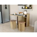 Ver imagem 1 de Conjunto Mesa Dobrável 2 Banquetas Ba500 Djd