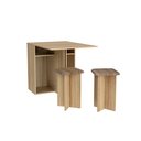 Ver imagem 5 de Conjunto Mesa Dobrável com 2 Banquetas BA500 Mel