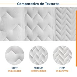 Colchão Solteiro CabeCasa MadeiraMadeira Molas Ensacadas Cronos Medium By Herval One Side Pillow 88x188x28 - 13