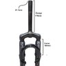 Garfo Suspensão Amortecedor Bike Aro 24 Freio V-brake 21,1 - 2