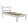 Cama Solteiro Madeira Maciça para Colchão 78/88 x 188cm Madri Multimóveis CR4141 Branca - 3