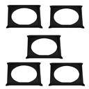 Ver imagem 1 de Kit C/5 Porta Grelha Ralo Click 15x15 Suporte Inox Preto