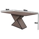 Ver imagem 7 de Conjunto Mesa 160x90cm Tampo Vidro 6 Cadeiras Barcelona