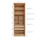 Ver imagem 4 de Guarda-Roupa Planejado Joy com Gaveteiro CabeCasa MadeiraOriginals