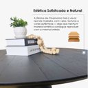 Ver imagem 4 de Mesa de Jantar Cone Redonda Laminado em Madeira 120cm Cairo Preto