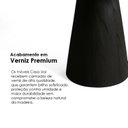 Ver imagem 6 de Mesa de Jantar Cone Redonda Laminado em Madeira 120cm Cairo Preto