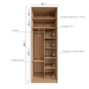 Ver imagem 7 de Guarda-Roupa Modulado Joy Nichos com Cabideiro CabeCasa MadeiraOriginals