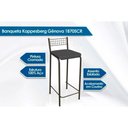 Ver imagem 2 de Banqueta de Cozinha Gênova B705 Kit 6 Un Bronze/preto 110 - Kappesberg