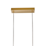 Pendente Balanço Dourado e Branco (d)60cm (a)30cm 3xg9 75w - Tr003 - 1