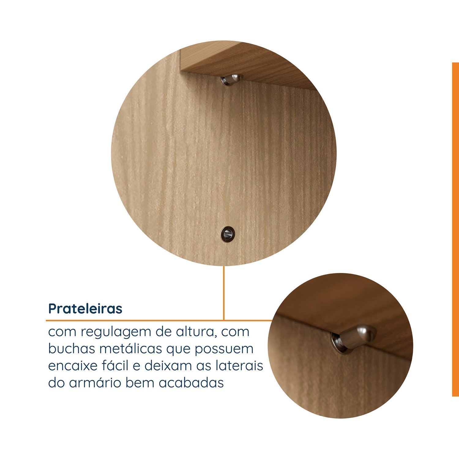 Guarda-Roupa Modulado Joy com Sapateira CabeCasa MadeiraMadeira - 6
