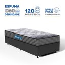 Ver imagem 2 de Cama Box com Colchão de Espuma D60 Double Face Guarda Costas Comfort Force Probel Solteiro 88cm