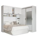 Ver imagem 5 de Guarda Roupa Casal Compacto 6 Portas 7 Nichos 5 Gavetas com Espelho Paris Santos Andirá