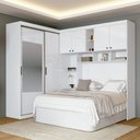 Ver imagem 3 de Guarda Roupa Casal Compacto 6 Portas 7 Nichos 5 Gavetas com Espelho Paris Santos Andirá