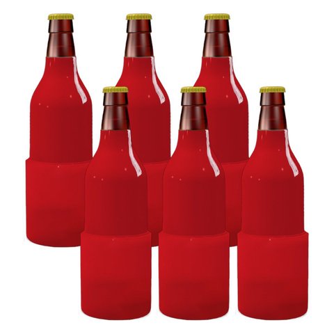 Kit 12 Porta Garrafa Cerveja Térmico Gel Fri-ice Conserva P/ 2 Horas