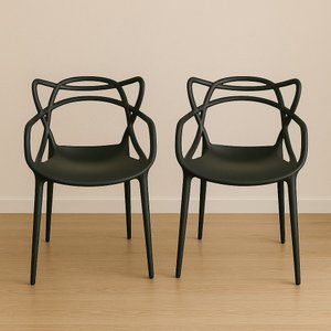 Kit 2 Cadeiras Polipropileno Alegra