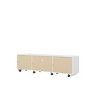 Ver imagem 6 de Rack para TV até 55 Polegadas MDF 180cm Rodízios Royal Branco