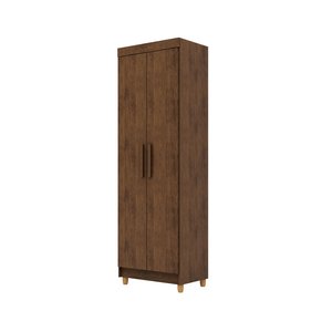 Armário Alto Multiuso Line 2 Portas Ideal para Armazenagem de Produtos Limpeza:imbuia