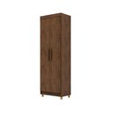 Ver imagem 1 de Armário Alto Multiuso Line 2 Portas Ideal para Armazenagem de Produtos Limpeza:imbuia