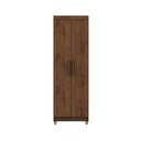 Ver imagem 4 de Armário Alto Multiuso Line 2 Portas Ideal para Armazenagem de Produtos Limpeza:imbuia