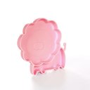 Ver imagem 1 de Prato Refeição 3 Divisórias Infantil Silicone Ventosa Bebê Leaozinho Rosa