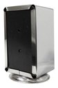 Ver imagem 7 de Porta Guardanapo Aço Inox Para Restaurantes - 5 Unidades:Deitado